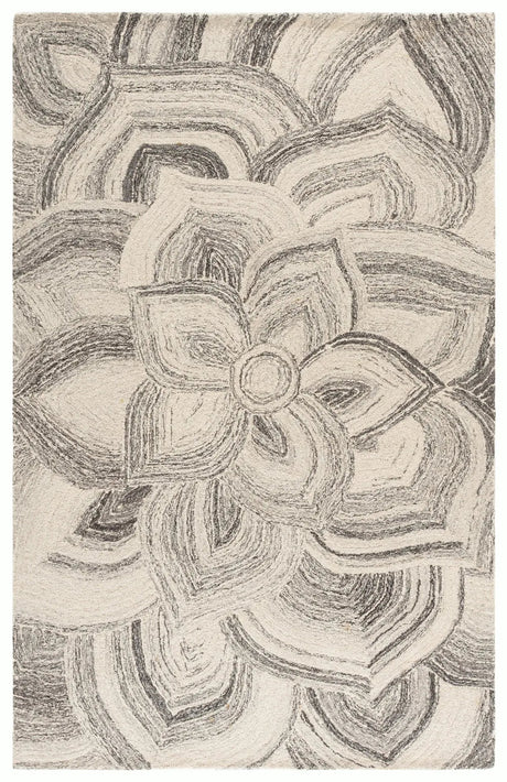 Safavieh Jardin 5'-0" x 8'-0" Rug in Ivory / Grey