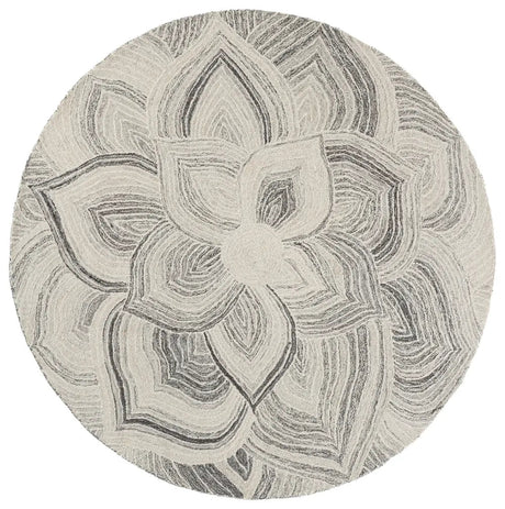 Safavieh Jardin 6'-0" x 6'-0" Rug in Ivory / Grey