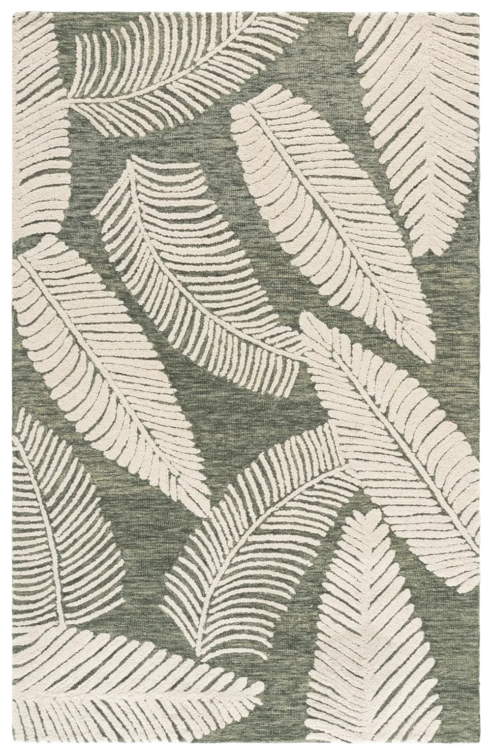 Safavieh Jardin 5'-0" x 8'-0" Rug in Grey / Ivory