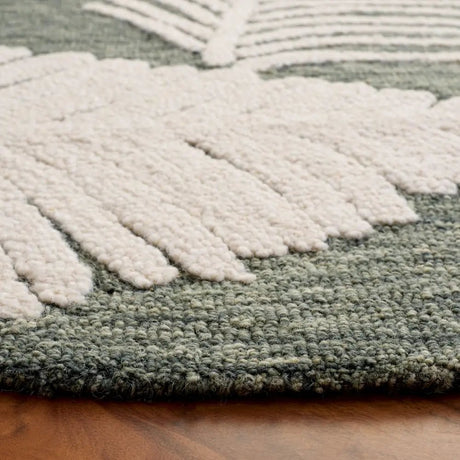 Safavieh Jardin 6'-0" x 6'-0" Rug in Grey / Ivory