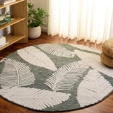 Safavieh Jardin 6'-0" x 6'-0" Rug in Grey / Ivory