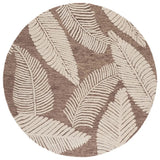 Safavieh Jardin 6'-0" x 6'-0" Rug in Brown / Ivory