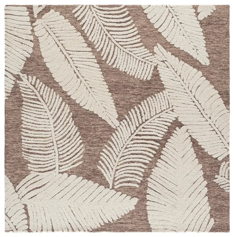 Safavieh Jardin 6'-0" x 6'-0" Rug in Brown / Ivory