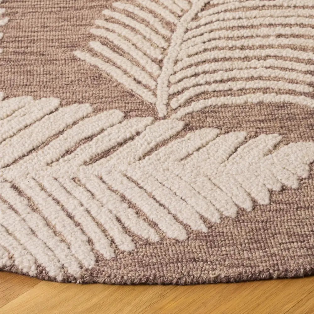 Safavieh Jardin 6'-0" x 6'-0" Rug in Brown / Ivory
