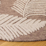 Safavieh Jardin 6'-0" x 6'-0" Rug in Brown / Ivory