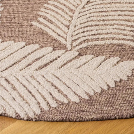 Safavieh Jardin 6'-0" x 6'-0" Rug in Brown / Ivory