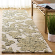 Safavieh Jardin 2'-3" x 8'-0" Rug in Ivory / Green
