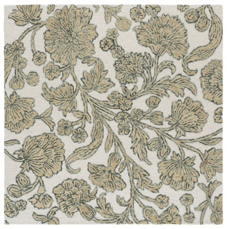 Safavieh Jardin 6'-0" x 6'-0" Rug in Ivory / Green