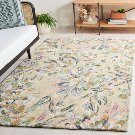 Safavieh Jardin Jar352B Beige/Blue Rug - Safavieh - jar352b - 3