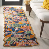 Safavieh Jardin 2'-3" x 8'-0" Rug in Black / Green