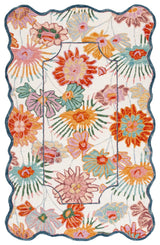 Safavieh Jardin 4'-0" x 6'-0" Rug in Ivory / Rust