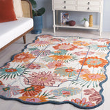 Safavieh Jardin 4'-0" x 6'-0" Rug in Ivory / Rust