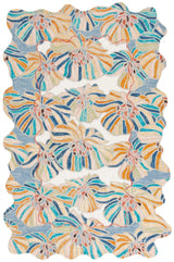 Safavieh Jardin 4'-0" x 6'-0" Rug in Ivory / Blue