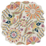 Safavieh Jardin 4'-0" x 4'-0" Rug in Ivory / Green