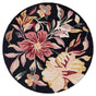 Safavieh Jardin 3'-0" x 3'-0" Rug in Black / Pink