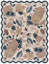 Safavieh Jardin 8'-0" x 10'-0" Rug in Ivory / Blue
