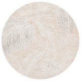 Safavieh Jardin 6'-0" x 6'-0" Rug in Taupe / Ivory