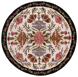 Safavieh Jardin 6'-0" x 6'-0" Rug in Ivory / Black