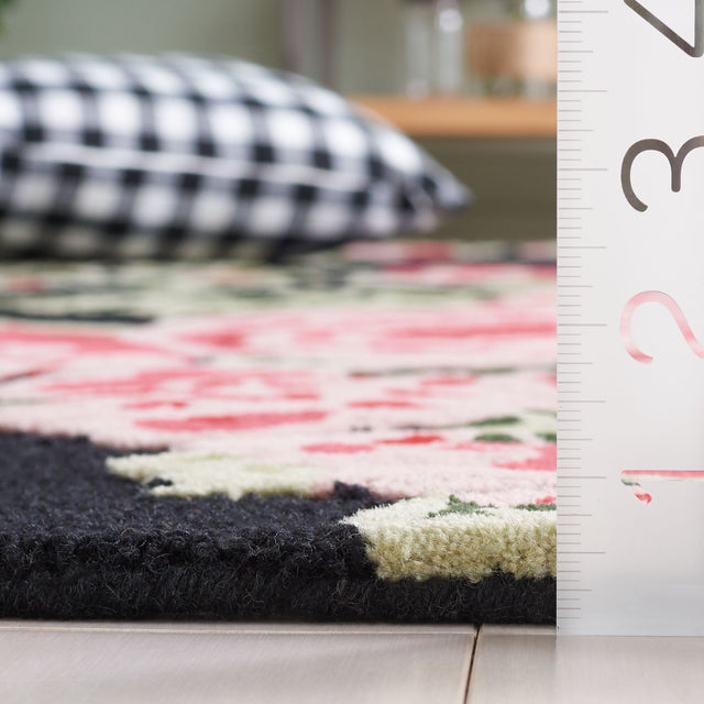 Safavieh Jardin Jar401Z Black/Pink Rug - Safavieh - jar401z - 3