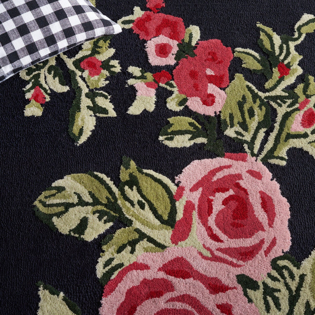 Safavieh Jardin Jar401Z Black/Pink Rug - Safavieh - jar401z - 3