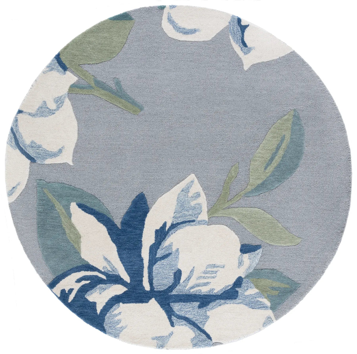 Safavieh Jardin 6'-0" x 6'-0" Rug in Grey / Ivory