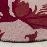 Safavieh Jardin 6'-0" x 6'-0" Rug in Black / Pink