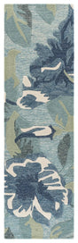 Safavieh Jardin 2'-3" x 8'-0" Rug in Blue / Ivory
