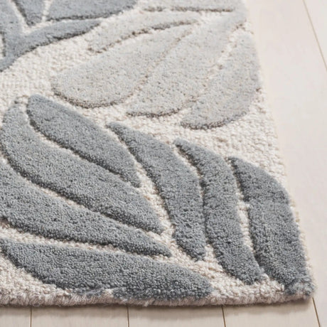 Safavieh Jardin 2'-3" x 9'-0" Rug in Grey / Ivory