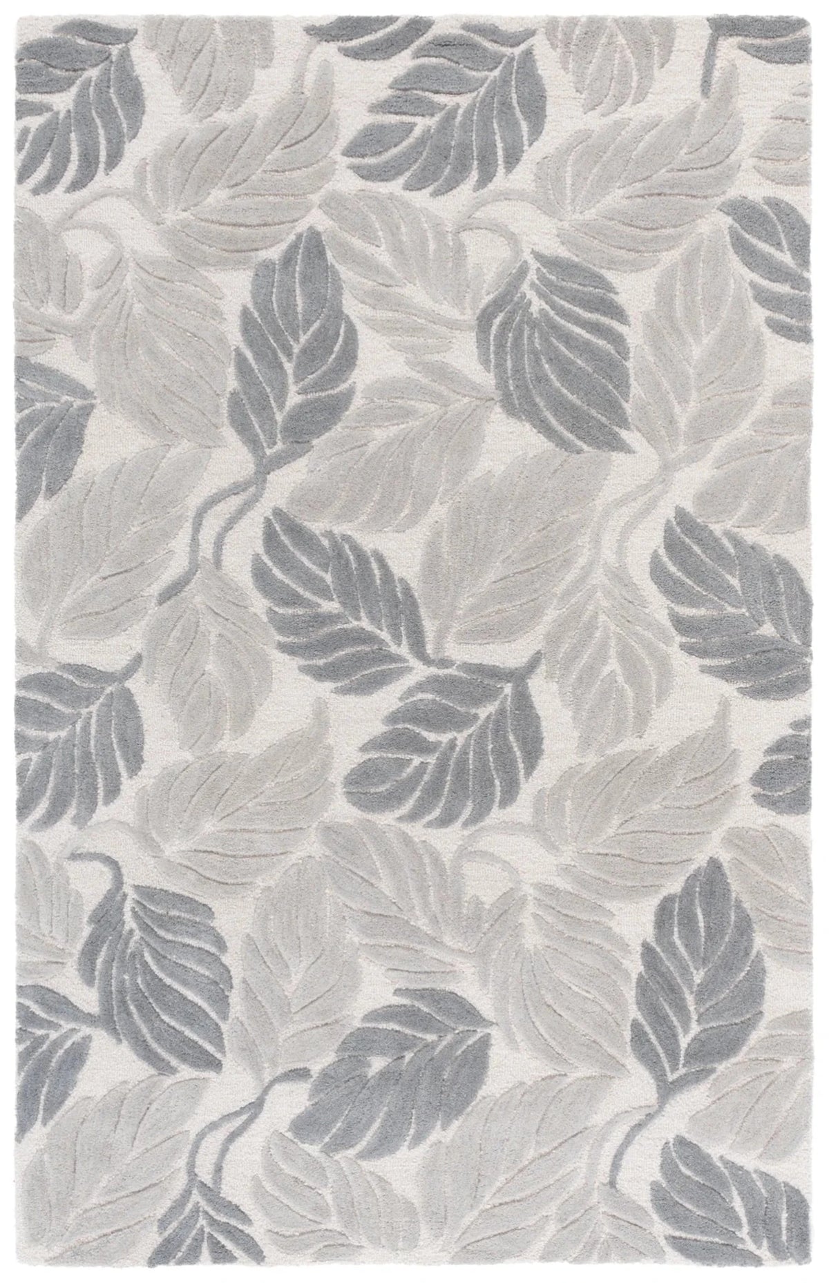 Safavieh Jardin 4'-0" x 6'-0" Rug in Grey / Ivory