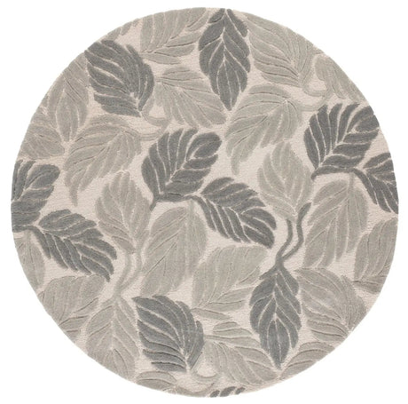 Safavieh Jardin 6'-0" x 6'-0" Rug in Grey / Ivory