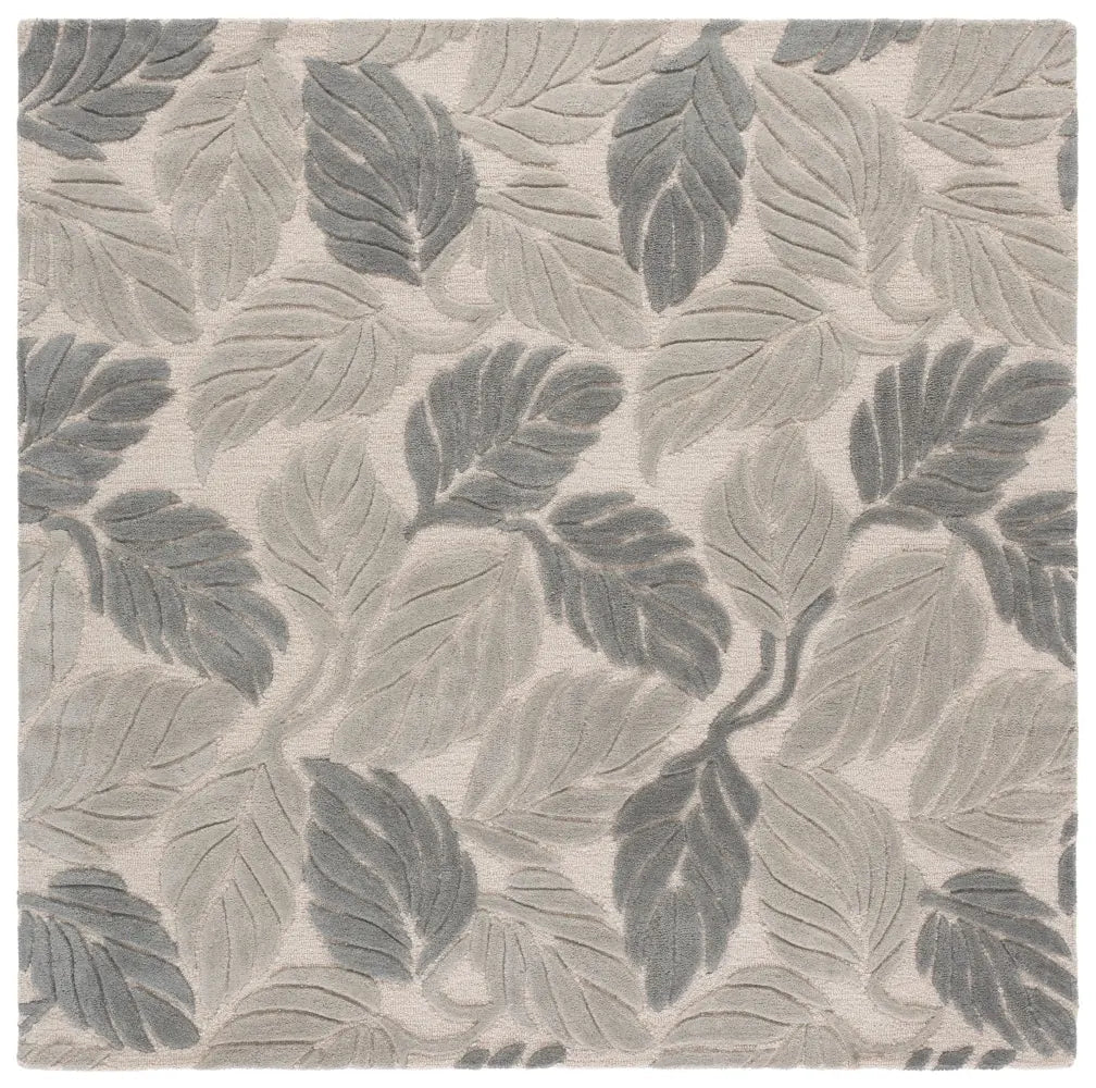 Safavieh Jardin 6'-0" x 6'-0" Rug in Grey / Ivory