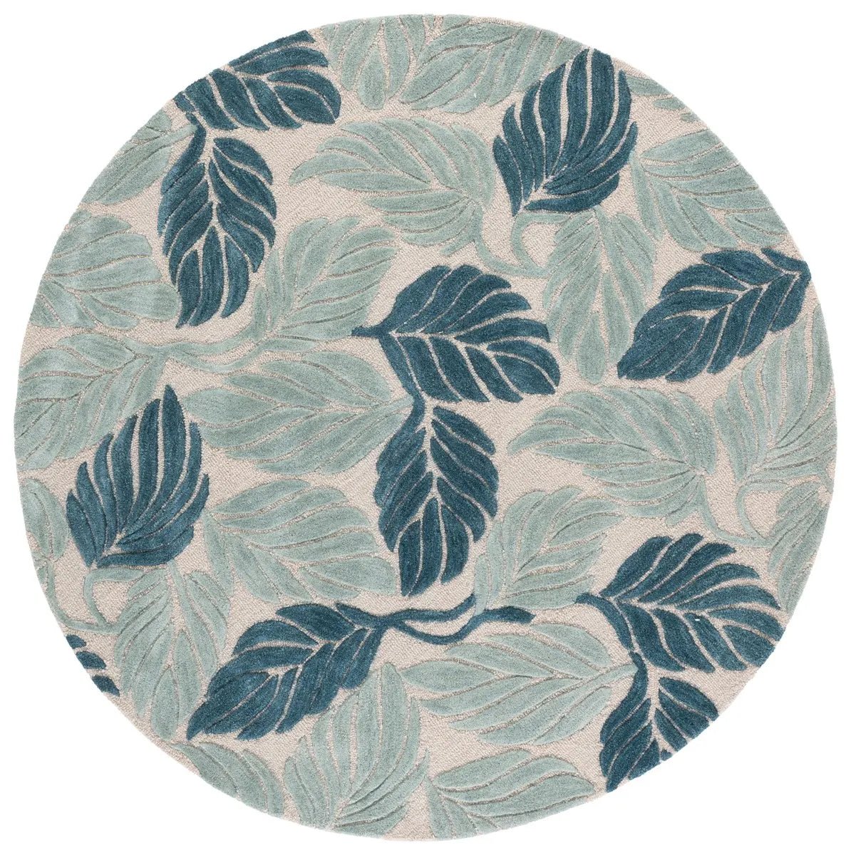 Safavieh Jardin 6'-0" x 6'-0" Rug in Blue / Ivory