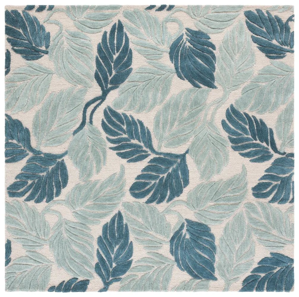 Safavieh Jardin 6'-0" x 6'-0" Rug in Blue / Ivory
