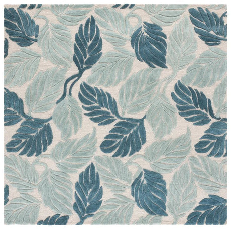 Safavieh Jardin 6'-0" x 6'-0" Rug in Blue / Ivory