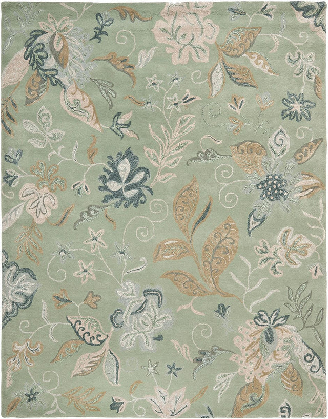 Safavieh Jardin Jar451A Light Green / Multi Rugs - Safavieh - jar451a - 4