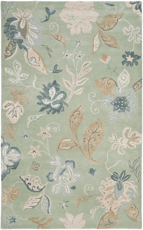 Safavieh Jardin Jar451A Light Green / Multi Rugs - Safavieh - jar451a - 4