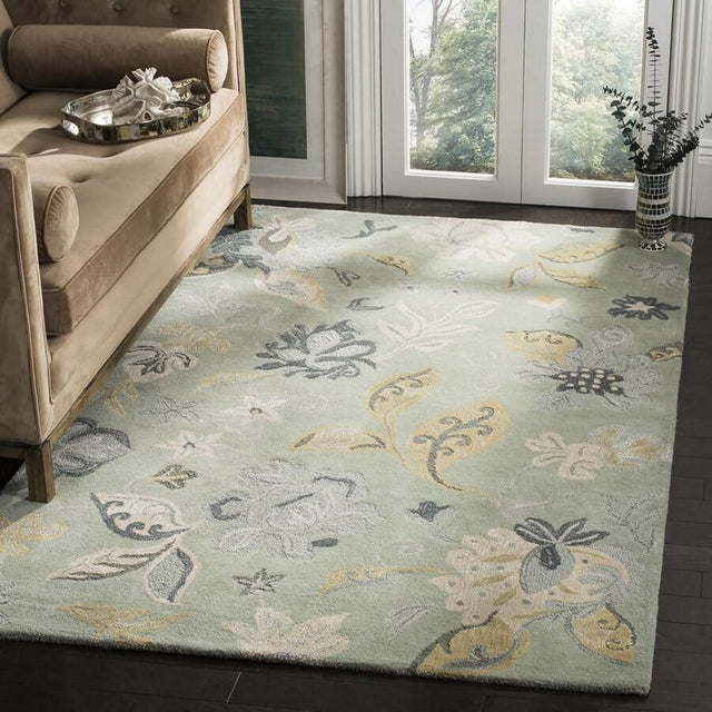 Safavieh Jardin Jar451A Light Green / Multi Rugs - Safavieh - jar451a - 4