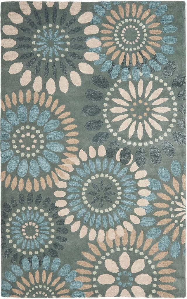 Safavieh Jardin Jar455A Grey / Blue Rugs - Safavieh - jar455a - 2