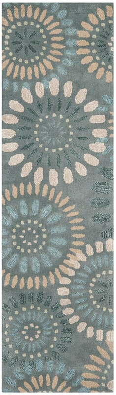 Safavieh Jardin Jar455A Grey / Blue Rugs - Safavieh - jar455a - 24