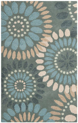 Safavieh Jardin Jar455A Grey / Blue Rugs - Safavieh - jar455a - 6r