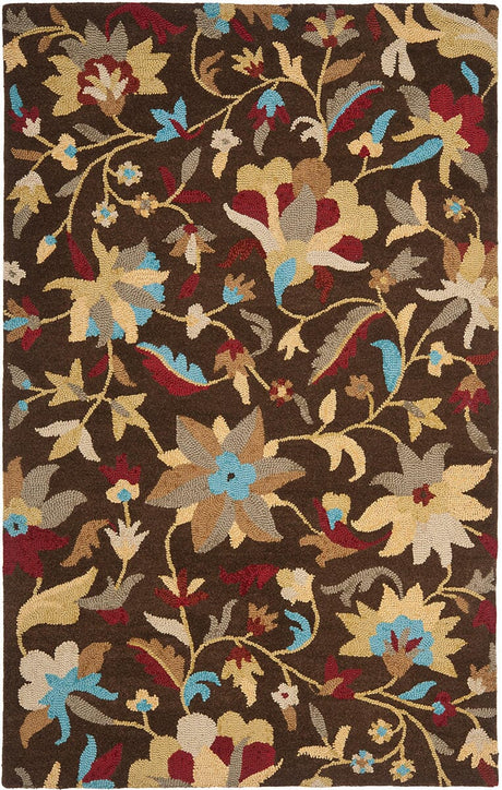 Safavieh Jardin Jar457B Brown / Multi Rugs - Safavieh - jar457b - 4