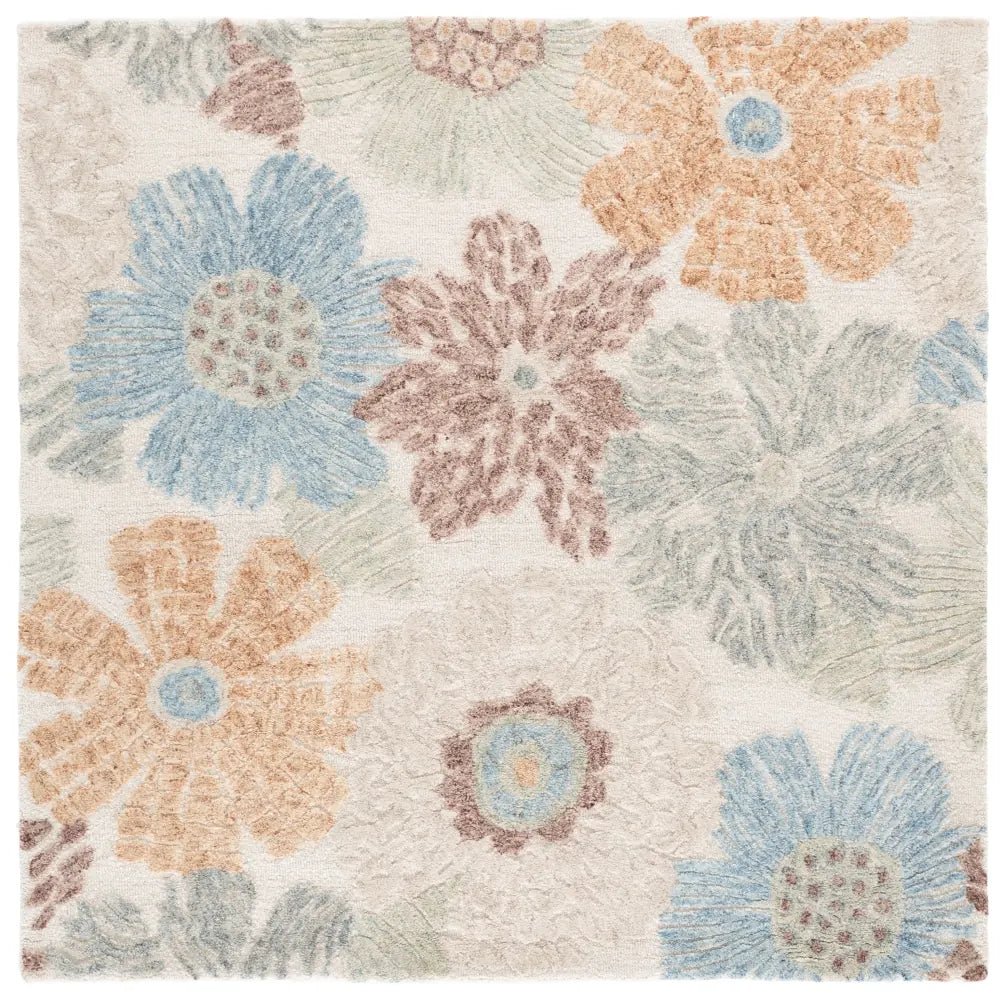 Safavieh Jardin 6'-0" x 6'-0" Rug in Red / Blue