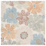 Safavieh Jardin 6'-0" x 6'-0" Rug in Red / Blue