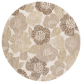 Safavieh Jardin 6'-0" x 6'-0" Rug in Grey / Ivory