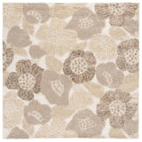 Safavieh Jardin 6'-0" x 6'-0" Rug in Grey / Ivory