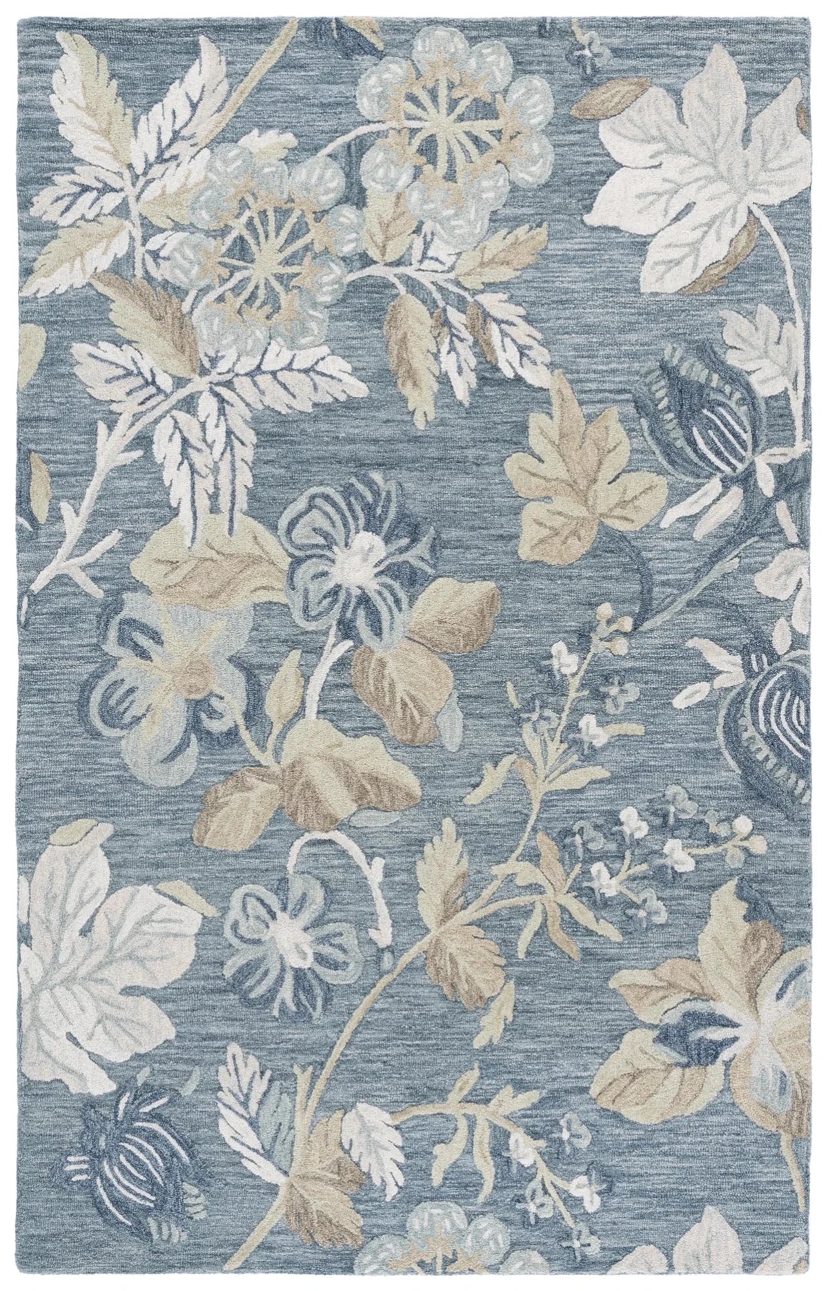 Safavieh Jardin 4'-0" x 6'-0" Rug in Blue / Beige