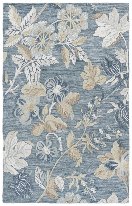 Safavieh Jardin 4'-0" x 6'-0" Rug in Blue / Beige