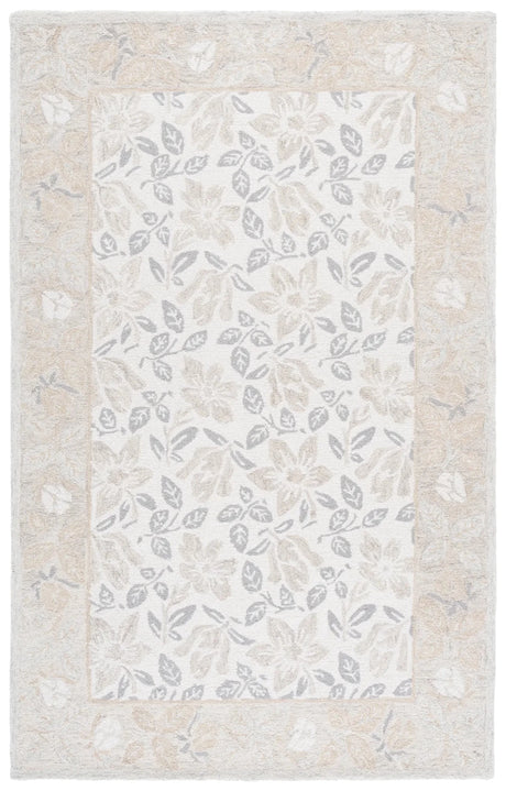 Safavieh Jardin 4'-0" x 6'-0" Rug in Ivory / Grey