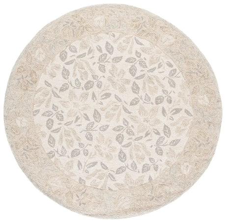 Safavieh Jardin 6'-0" x 6'-0" Rug in Ivory / Grey