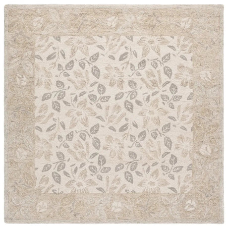 Safavieh Jardin 6'-0" x 6'-0" Rug in Ivory / Grey